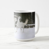 Chevaux jouant dans la tasse de neige (Devant droit)