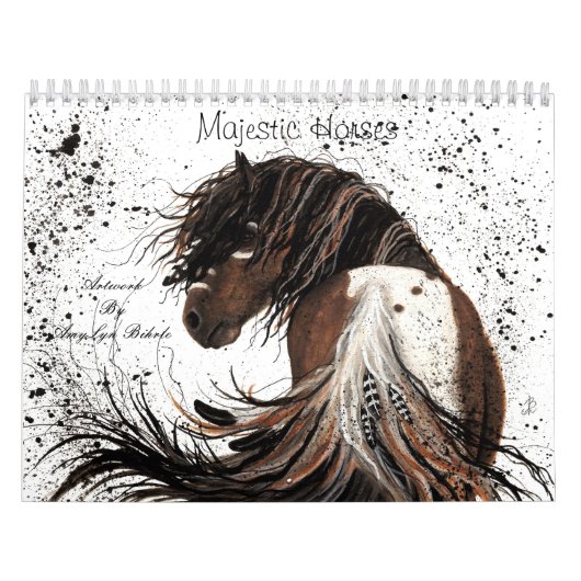 Chevaux Majestic Art By Bihrle Calendrier (Protection)