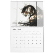 Chevaux majestueux l'art du calendrier d'AmyLyn (Mar 2026)