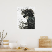 Chevaux majestueux par BiHrLe Poster (Cuisine)