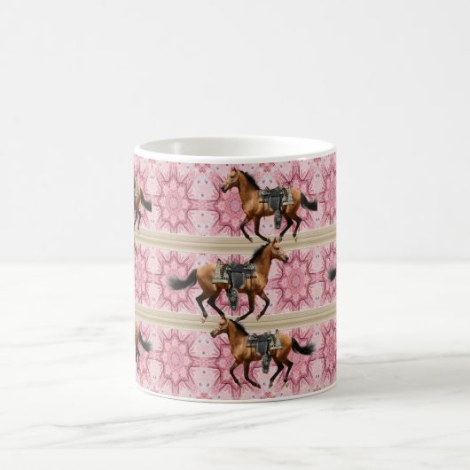 Chevaux Mug Floral Rose (Centre)