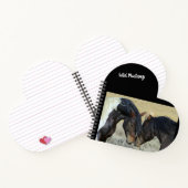 Chevaux Mustang Sauvage Carnet Spiral En Forme Coe (Intérieur)