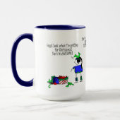 Chevaux ouvrant la tasse de bande dessinée de (Gauche)