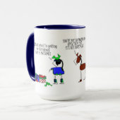 Chevaux ouvrant la tasse de bande dessinée de (Devant gauche)