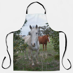 Chevaux Peekaboo, Tablier Full Print