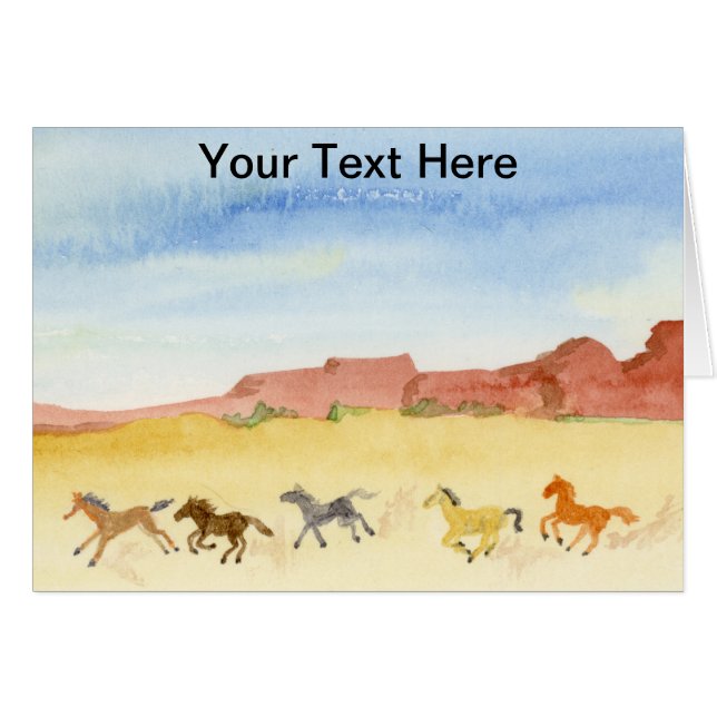 Chevaux sauvages (Devant horizontal)