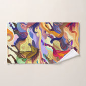 Chevaux sauvages (Serviette à main)