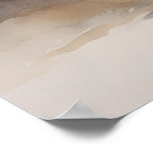 Chevaux sauvages, Aquarelle Poster (Coin)