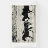 CHEVAUX SAUVAGES DE BANNIÈRE DE L'UTAH AVEC DES (Vertical)