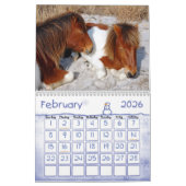Chevaux Sauvages De L'Île D'Assateague Calendrier (Feb 2026)