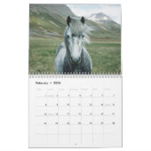 Chevaux sauvages de l'Ouest Calendrier (Feb 2026)