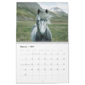 Chevaux sauvages de l'Ouest Calendrier (Feb 2027)