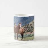 Chevaux sauvages de Pryor Mountain Coffee Mug (Centre)