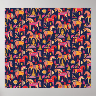Chevaux Scandinaves : Décoration Décorative Sans C