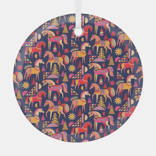 Chevaux Scandinaves : Décoration Décorative Sans C (Recto)