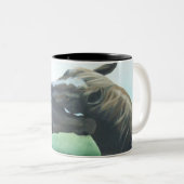 Chevaux, tasse de café de cheval, tasse de chevaux (Devant droit)