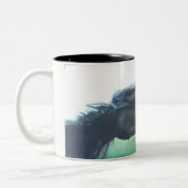 Chevaux, tasse de café de cheval, tasse de chevaux (Gauche)