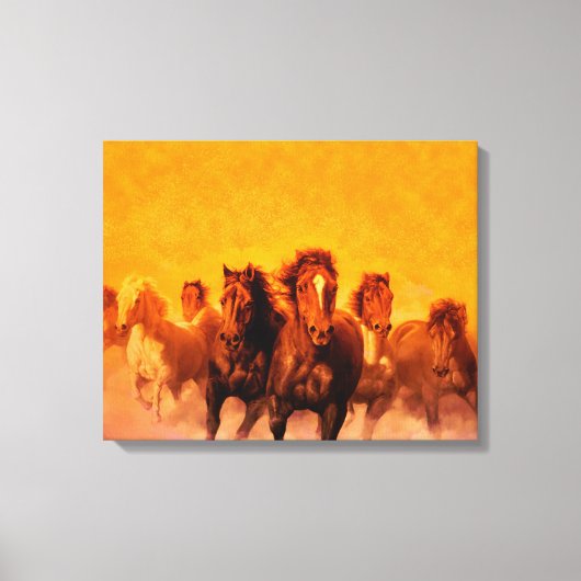 Chevaux - Toile Enveloppée (Recto)