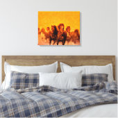 Chevaux - Toile Enveloppée (Insitu(Chambre))
