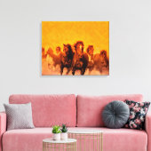 Chevaux - Toile Enveloppée (Insitu(Salon))