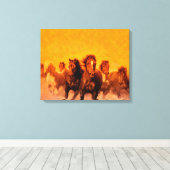 Chevaux - Toile Enveloppée (Insitu (Plancher de Bois))