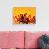 Chevaux - Toile Enveloppée (Insitu(Salon))