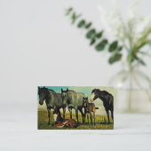 Chevaux vintages Cartes de visite (Debout devant)