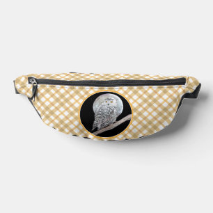 Chevêche des neiges et peinture de lune Oiseaux sa