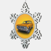 CHEVELLE 1966 TIN SNEEUWVLOK ORNAMENT (Rechts)