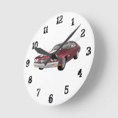Chevelle 1970 solides solubles : Horloge murale (Angle)