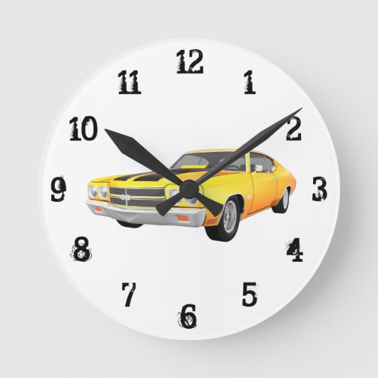 Chevelle 1970 solides solubles : Horloge murale (Recto)