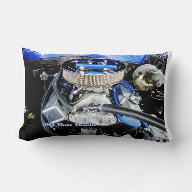 Chevelle Blue 1965 Kussen (Voorkant)