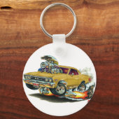 Chevelle Gold Car 1967 Sleutelhanger (Voorkant)