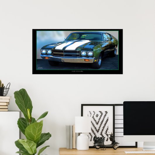 CHEVELLE POSTER 1970 (Bureau à domicile)