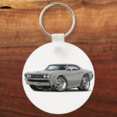 Chevelle Silver Car 1967 Sleutelhanger (Voorkant)