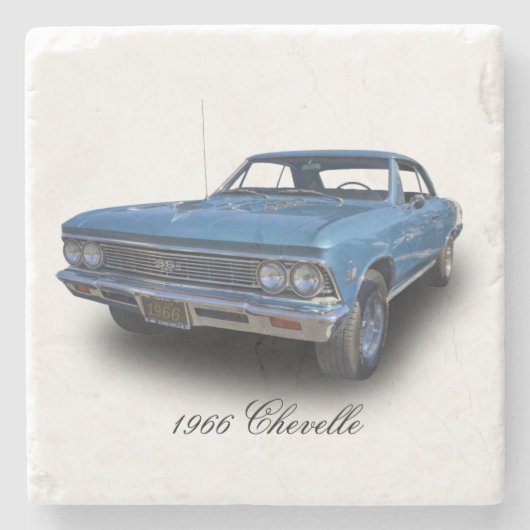 CHEVELLE SS 1966 STENEN ONDERZETTER (Voorkant)