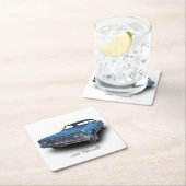 CHEVELLE SS 1966 VIERKANTE KARTONNEN ONDERZETTER (Insitu)