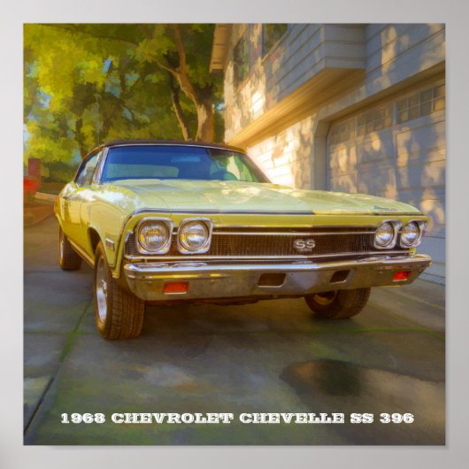 CHEVELLE SS 396 1968 POSTER (Voorkant)