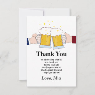 chevelures, bière, bières cartes de remerciements