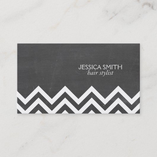 Cheveron Pattern Visitekaartje (Voorkant)