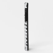 Cheveron Tiger Black en White Print Case-Mate iPhone Case (Achterkant/links)