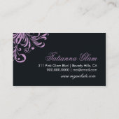 Cheveux 311 par le carte de visite lilas (Dos)