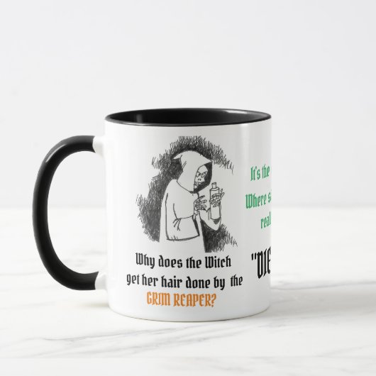 Cheveux À Teindre Pour La Mug (Gauche)