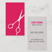 Cheveux Barber/Cosmetologue Carte de visite (Magen (Devant / Derrière)