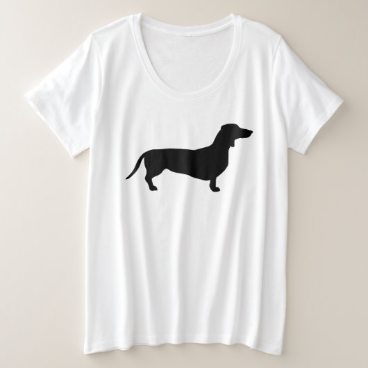 Cheveux courts Dachshund - Silhouette 1 (Design devant)