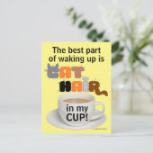 Cheveux de chat dans ma Coupe ! Carte postale Amou (Debout devant)