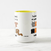 Cheveux De Chat Dans Ma Coupe Mug Amoureux des cha (Centre)