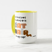 Cheveux De Chat Dans Ma Coupe Mug Amoureux des cha (Devant gauche)