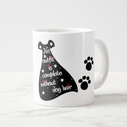 Cheveux de chien - Jumbo Mug (Devant droit)