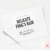 Cheveux de grenouille délicats - étiquette apothéc (Enveloppe)